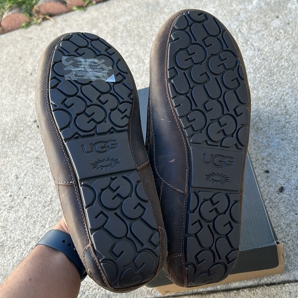 UGG Chocolate Leather Loafers main image 8